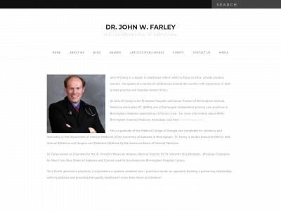johnwfarleymd.com snapshot