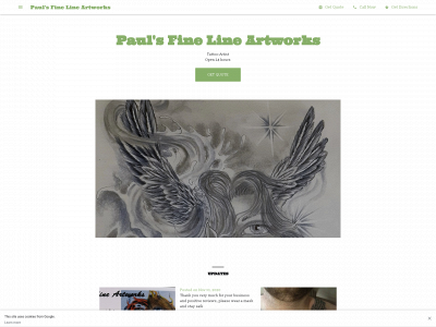 pauls-fineline-artworx.business.site snapshot