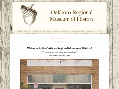 oakboromuseumofhistory.com snapshot