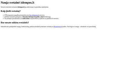 islempos.lt snapshot