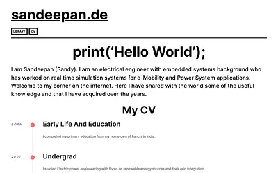 sandeepan.de snapshot