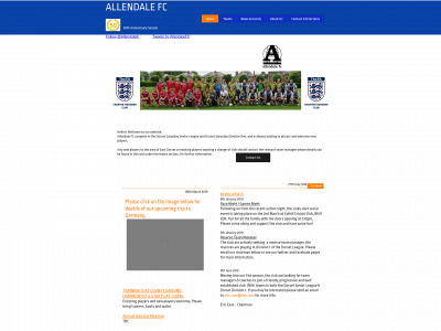 allendalefc.org snapshot