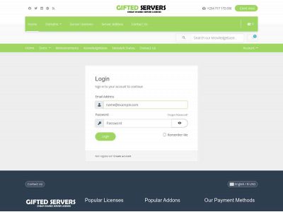 giftedservers.com snapshot