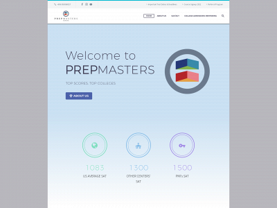 prepmastersedu.com snapshot