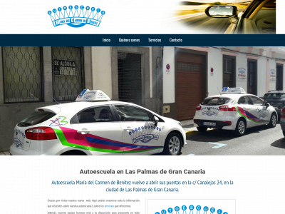 mariadelcarmendebenitezautoescuelas.com snapshot
