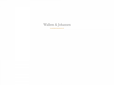 wallemjohansen.dk snapshot