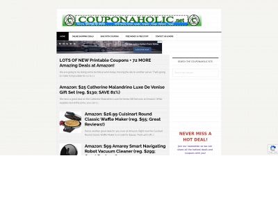 couponaholic.net snapshot