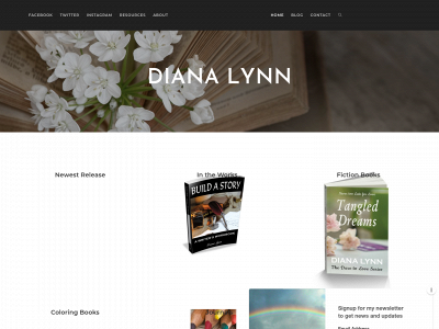 dianalynnwrites.com snapshot
