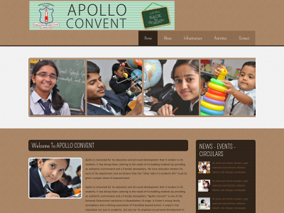 apolloconvent.in snapshot