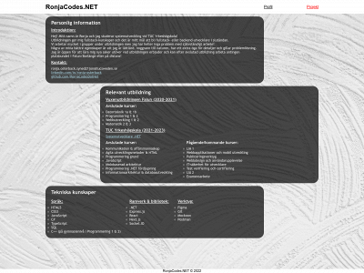 ronjacodes.net snapshot