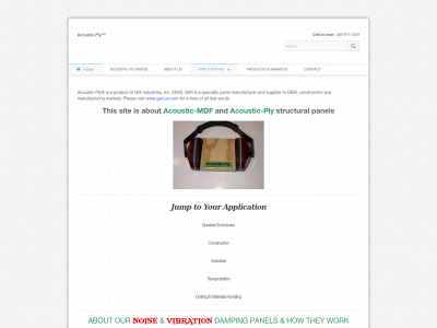 acousticalplywood.com snapshot