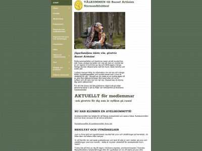 bassetartesienklubben.se snapshot