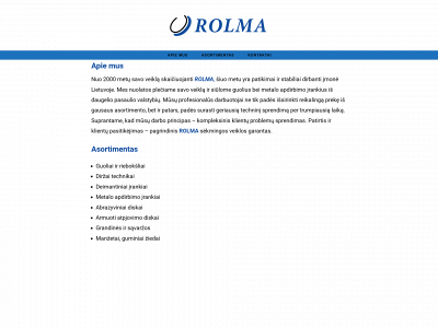 rolma.lt snapshot