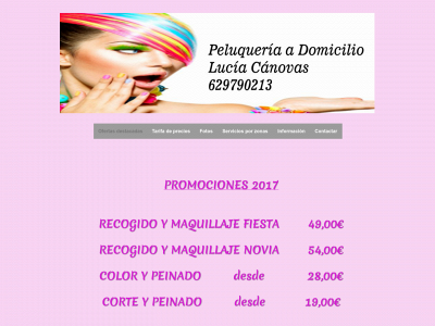 peluqueriaadomiciliocartagena.com snapshot