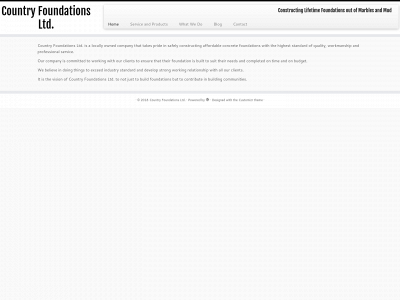 countryfoundations.com snapshot