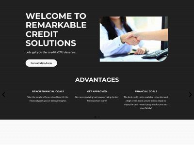 remarkablecreditsolutions.com snapshot