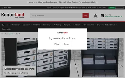 kontorartikler-depotservice.dk snapshot