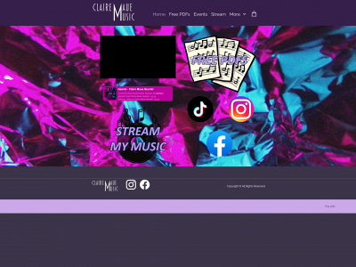 clairemauemusic.one snapshot