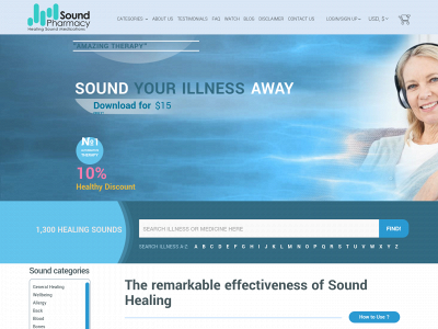sound-pharmacy.com snapshot