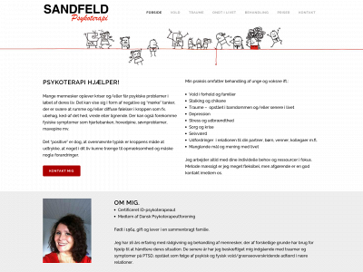 sandfeld-psykoterapi.dk snapshot