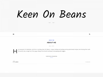 keenonbeans.com snapshot