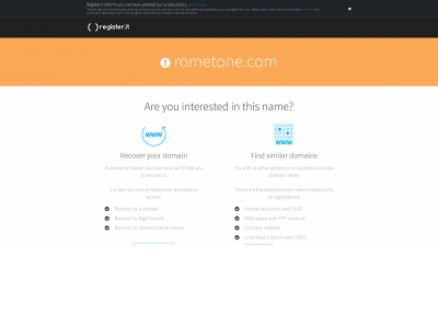 rometone.com snapshot