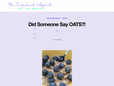 theconfidentaffect.com snapshot