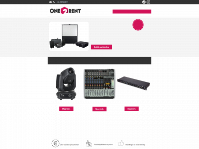 one2rent.be snapshot