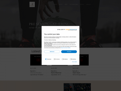 preseasongathering.com snapshot