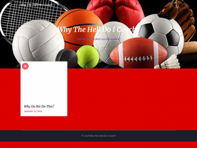 why-the-hell-do-i-coach.com snapshot