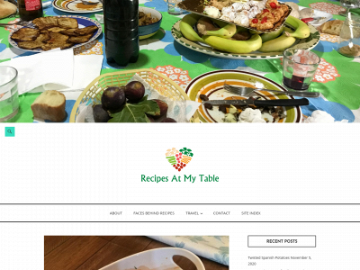 recipesatmytable.com snapshot