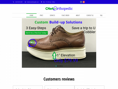 cnetorthopedic.com snapshot