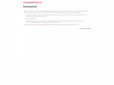 rosapublicidad.es snapshot