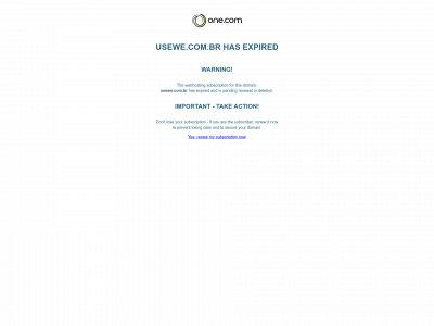 usewe.com.br snapshot