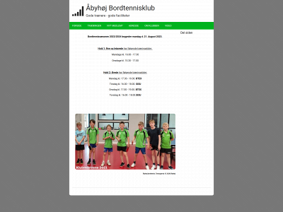 bordtennis8230.dk snapshot