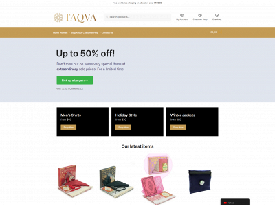 taqvastore.com snapshot