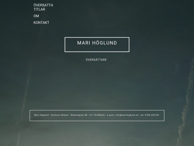 marihoglund.se snapshot