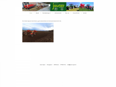 jauner-agrar.ch snapshot