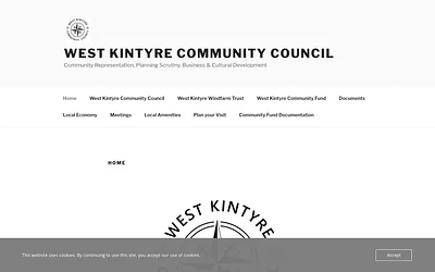 westkintyrecommunitycouncil.org snapshot