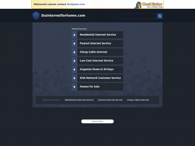 duinternetforhome.com snapshot