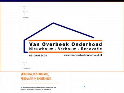 vanoverbeekonderhoud.nl snapshot