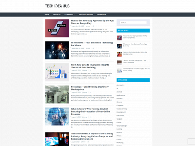 techideahub.com snapshot