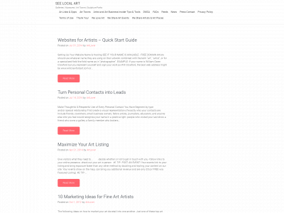 seelocalart.com snapshot