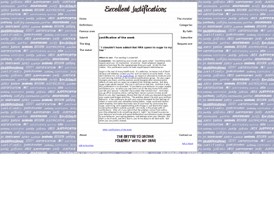 excellentjustifications.com snapshot