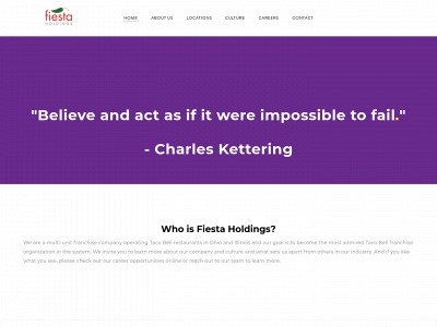 www.fiestaholdings.com snapshot