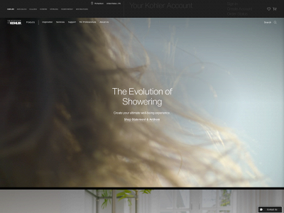 kohler.com snapshot