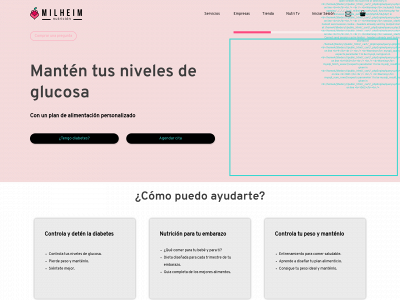 milheimnutricion.com snapshot