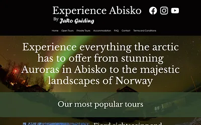 experienceabisko.com snapshot