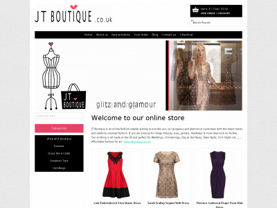 jtboutique.co.uk snapshot