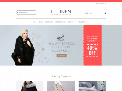 litlinen.com snapshot